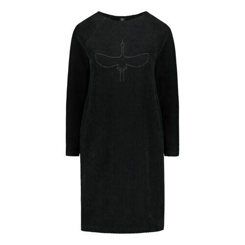 ORIGINAL VELOUR DRESS, Black Velour