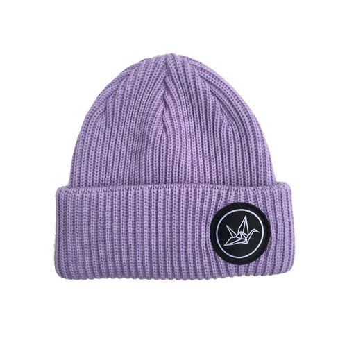 Merino wool Beanie, lavender