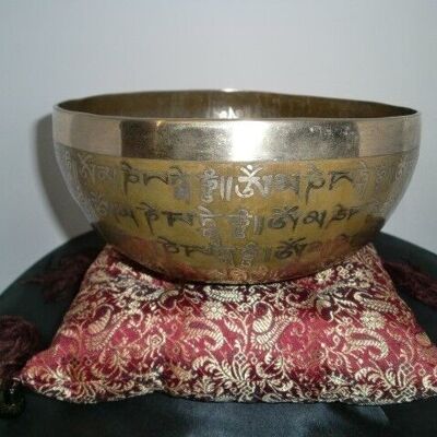 Singing Bowl Cushion-Red_1