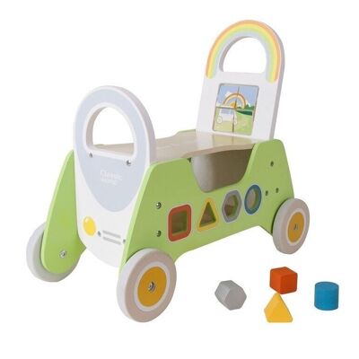 Classic World - Carrito de transporte 2 en 1 - 47x22,5x42cm