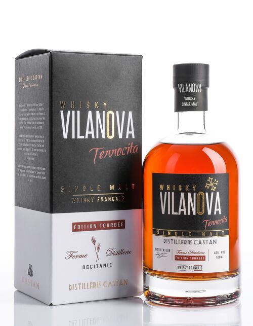 Whisky Tourbé Vilanova Terrocita 700ml, 43% vol