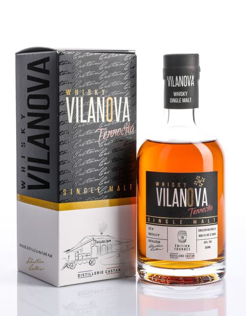 Whisky Tourbé Vilanova Terrocita 350ml, 43% vol