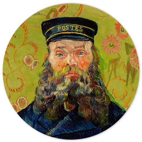 Muurcirkel The Postman Vincent van Gogh - 30 cm - wandcirkel