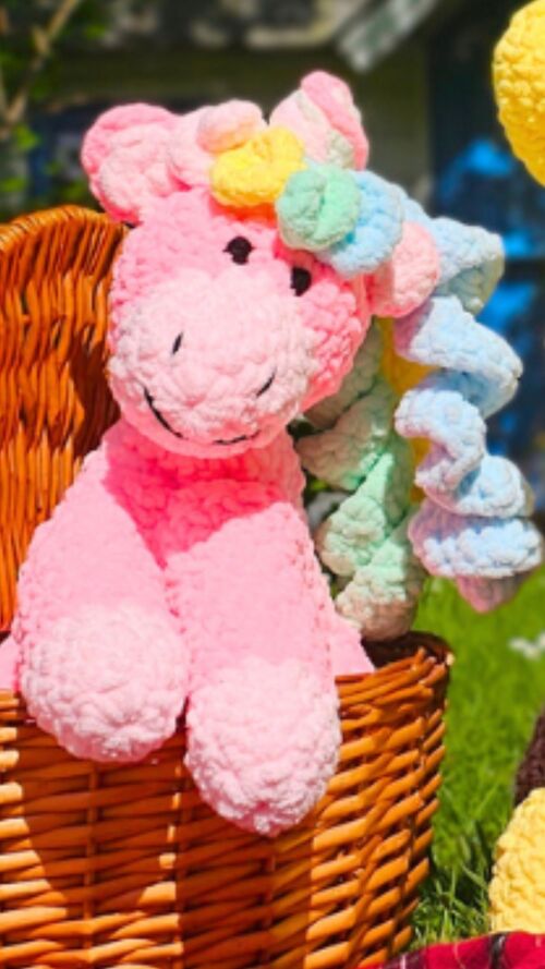 Ethically Handmade Unicorn Stuffed Toy