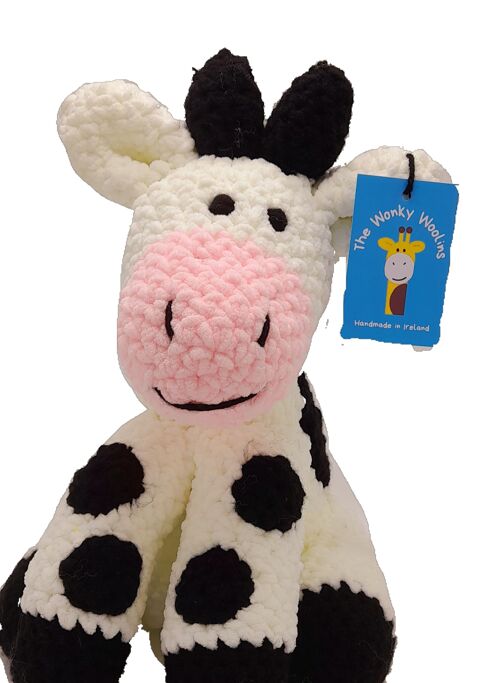 Ethically Handmade Cow Stuffed Toy