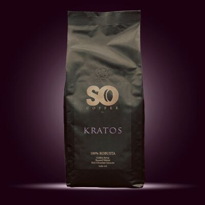 KRATOS - 100% Robusta - Coffee Beans - 1kg