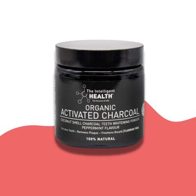 Activated charcoal teeth whitening powder