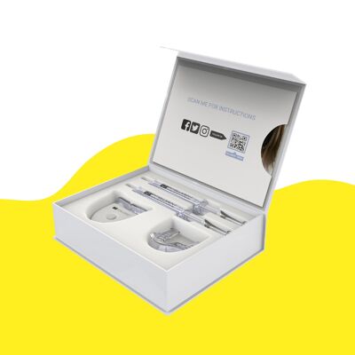 Complete Teeth Whitening Gel Kit - with LED