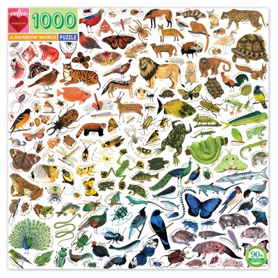 Puzle 1000 piezas mundo de arco iris eeboo
