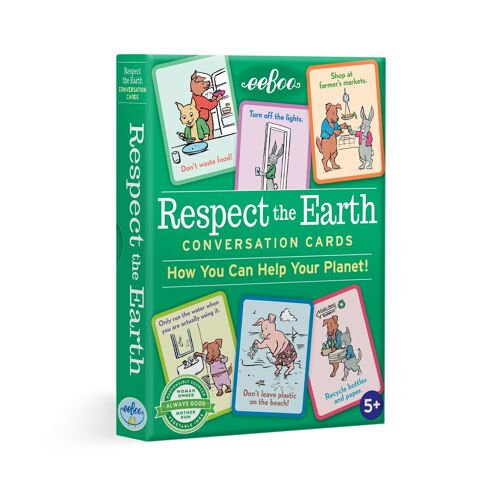 Flash cards respect the earth eeboo