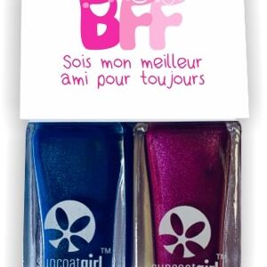 BFF Hunnies Duo de vernis Bleu foncé + violet foncé
