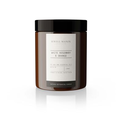 White Rosemary & Orange Candle (180ml)