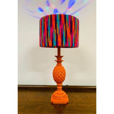 Orange Pineapple Disco Dream Lamp and Lampshade