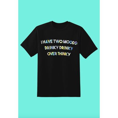 HOLOGRAPHIC SAMPLE Two Moods T-shirt