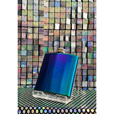Two Tone Mermaid Holographic Drink Hipflask