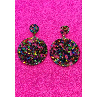 Rainbow Lagoon Sequin Earrings