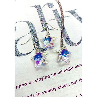 Star Prismatic Earring & Necklace Set