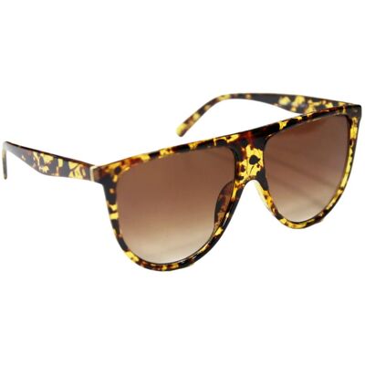 Don't Mess With Me Leopard Frame Sunglasses