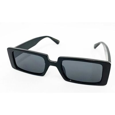 Black Framed Retro Sunglasses