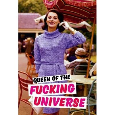 Queen Of The Fucking Universe Fridge Magnet Rude