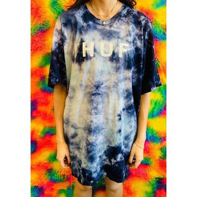 Vintage Tie Dye T-Shirt XL Blue HUF