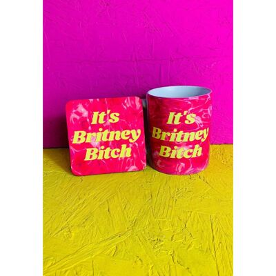 It's Britney Bitch Mug and Coaster Gift Set