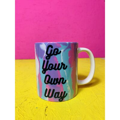 Go your own way mug