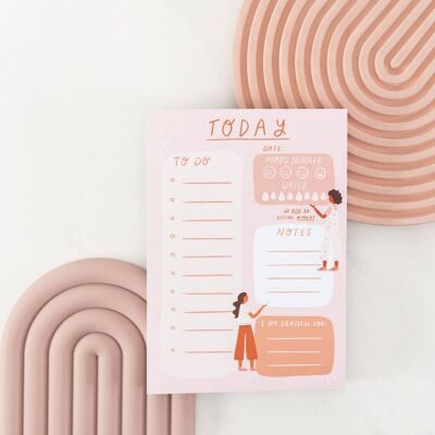 We Rise By Lifting Others' Daily Planner Desk Pad