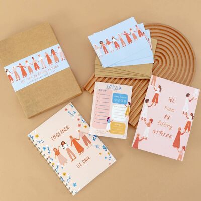 Set de regalo de papelería de empoderamiento para mujeres