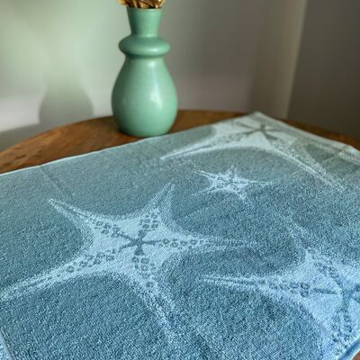 Kitchen towel "Starfish" color GREEN Cotton 100% Organic