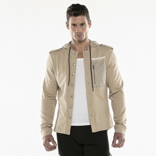 Cargo overshirt beige