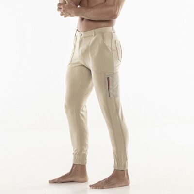 PANTALON CARGO BEIGE