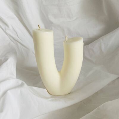 Curl Candle - Natural Soy__Peony & Blush Suede