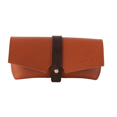 Sunglasses case, uumaa, natural tanned leather