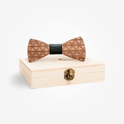 Noeud Papillon en Bois - Figuier Noir