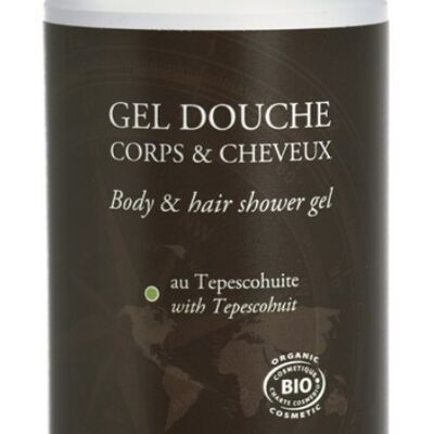 Body and hair gel for men 200ml organic