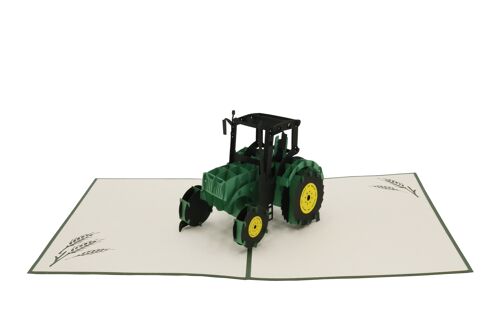 Traktor Pop-Up-Karte 3d Klappkarte
