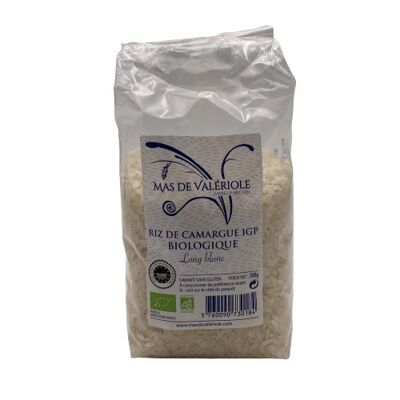 Riz de camargue igp, long blanc 500 g - biologique