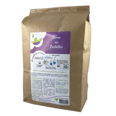 Jabón con purpurina - 750gr