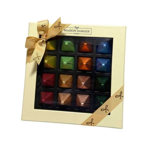 The Plaisir Assorted Chocolate Gift Box, 16 Pieces