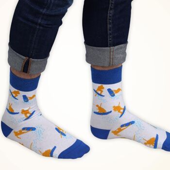 Chaussettes de Wakeboard Fun Sock Lustige Herren Socken 3