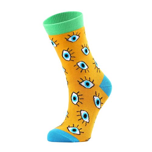 Lustige Socken Augensocke Damen Socken