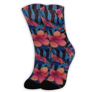 Chaussette Fleur de Bambus 1