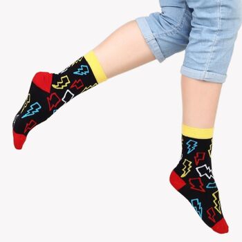 Fun Socks Chaussette Flash Lustige Damen Socken 3