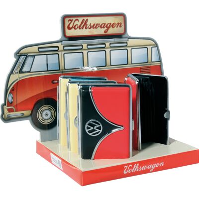 VOLKSWAGEN BUS VW T1 Bus Business card case set of 8 pieces in diplay