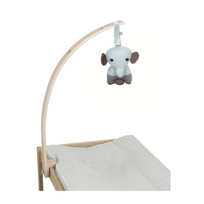 Wooden changing table support fixing for mobile