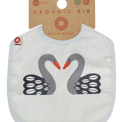 Gray swan bib