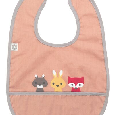 Bib friends pink