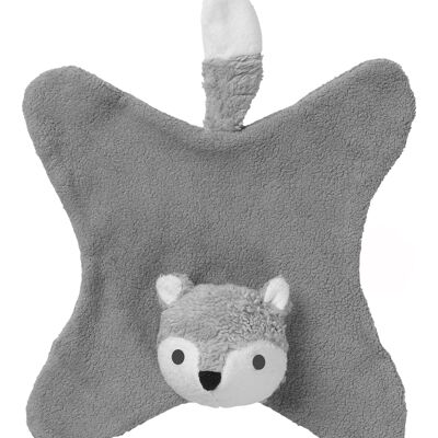 Peluche Anika zorro gris