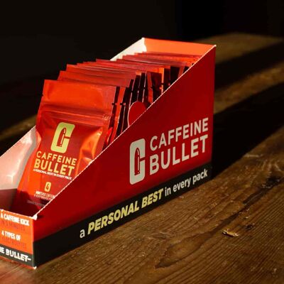 Caffeine Bullet Mint Energy Masticables Caja de 20 paquetes